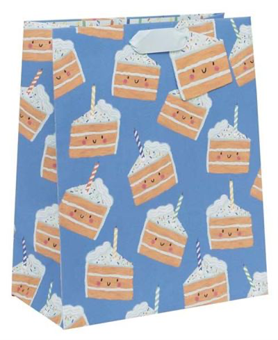 Cakey Blue Collection Large Gift Bag