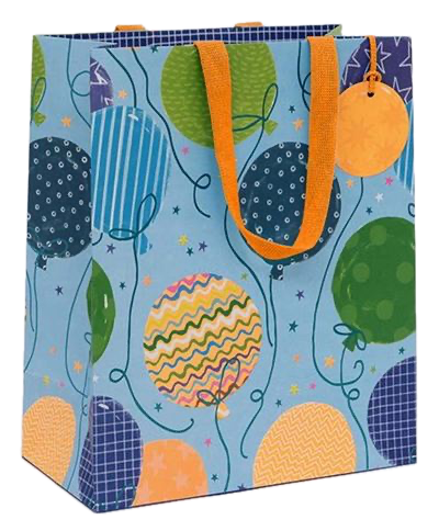 Big Balloons Blue Large Gift Bag