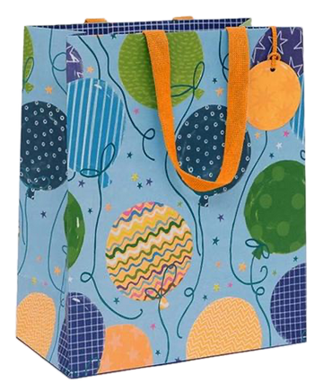 Big Balloons Blue Large Gift Bag