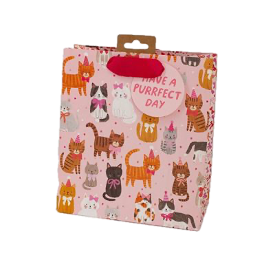 Purrfect Pussycats Medium Gift Bag
