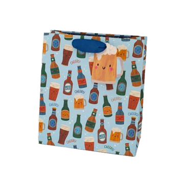 Beers & Cheers Medium Gift Bag