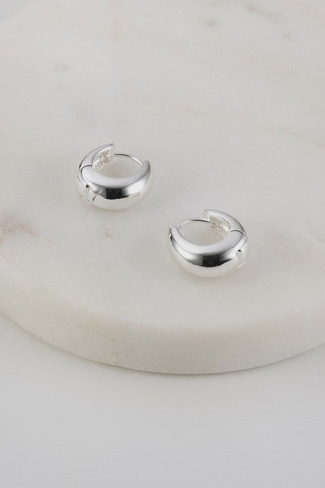 Steph Earring Large - Silver (6687)
