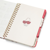 Papier - 2027 Weekly Diary - Hardcover Spiral - B5 - Cherry Hearts