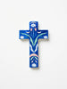 Fable Blue Floral Small Cross