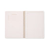 Orange Check A4 Twin Wire Notebook