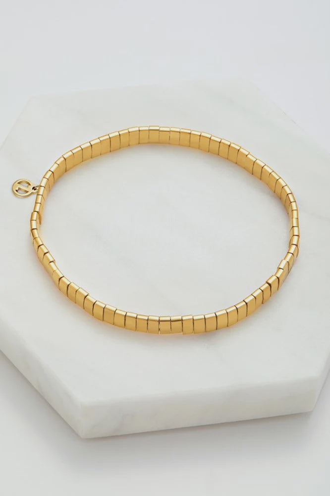 Tile Bracelet - Gold (6670)