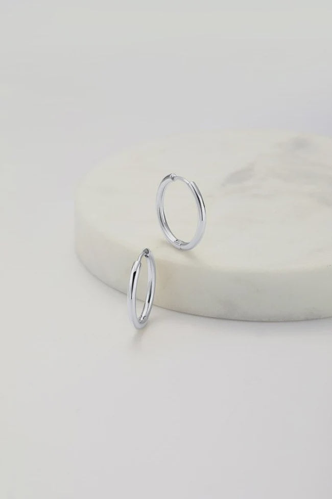Delilah Hoop Medium - Silver (6720)