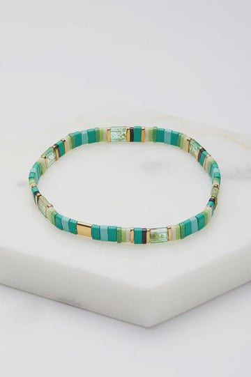 Tile Bracelet - Jade (6901)