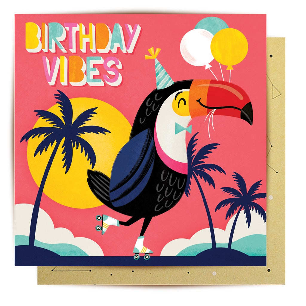 Greeting Card Summer Vibes Birthday