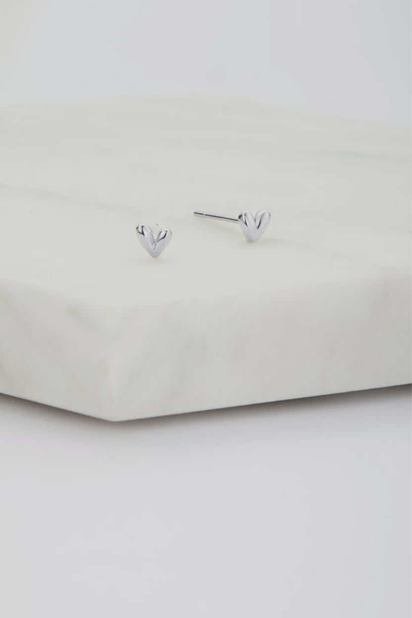 Nora Stud Earring - 925 Sterling Silver - Silver (6955)