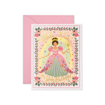 Rifle Paper Co - Single Card - Princess Birthday