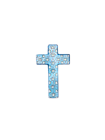 Samira Small Cross Blue Lotus