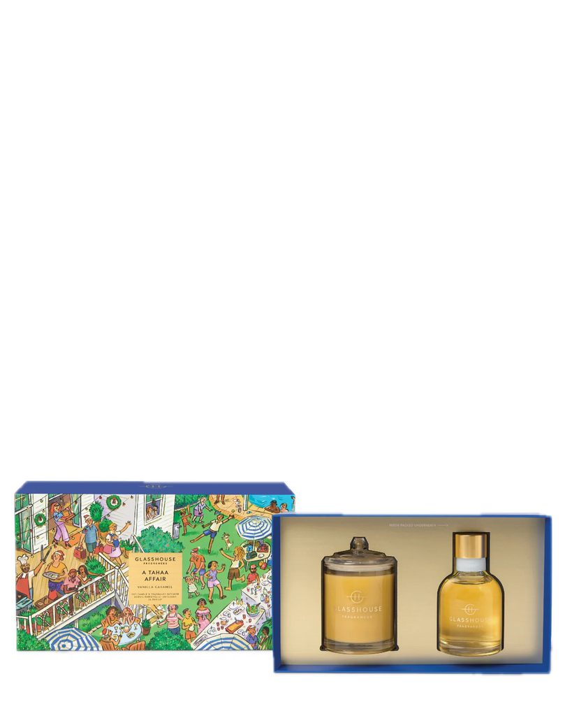 A Tahaa Affair – Vanilla Caramel Home Fragrance Gift Set