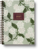 Rifle Paper Co - 2027 Weekly 12-Month Softcover Spiral Planner - Sage Hydrangea