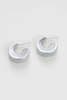 Harper Hoop - Silver (7325)
