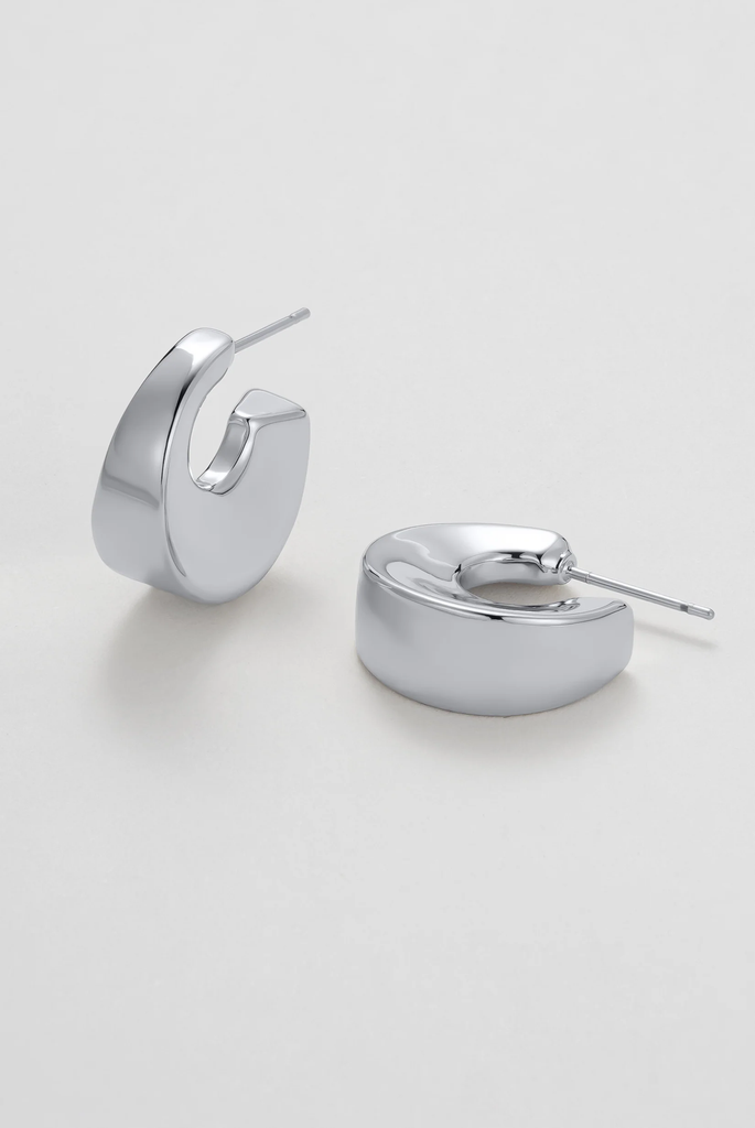 Harper Hoop - Silver (7325)