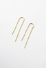 Ivy thread Earring - Gold (7344)