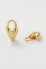 Jess Heart Hoop - Gold (7533)