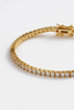 Dani Tennis Bracelet - Gold - 18cm (7776)
