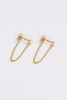 Iris Earring Gold (7853)