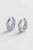 June Hoop - Silver (7860)
