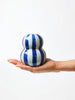 Fonda Vase Tonal Blue Stripe