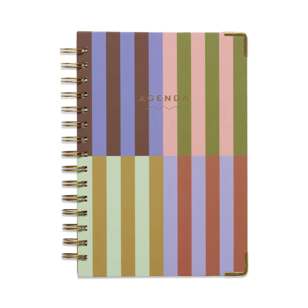 Undated 13 Month Perpetual Planner - Bold Stripe