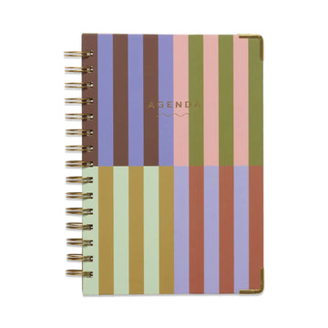 Undated 13 Month Perpetual Planner - Bold Stripe