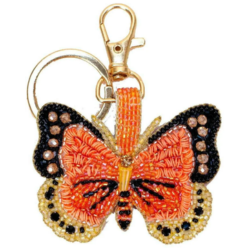 Bonny Butterfly Beaded Keychain