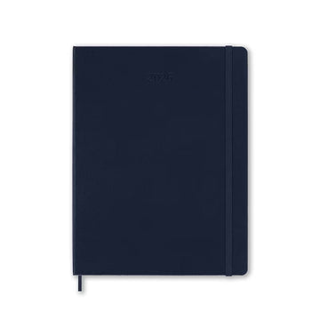 Moleskine - 2026 - 12 Month Weekly Notebook Hard Cover Diary - Extra Large - Sapphire Blue