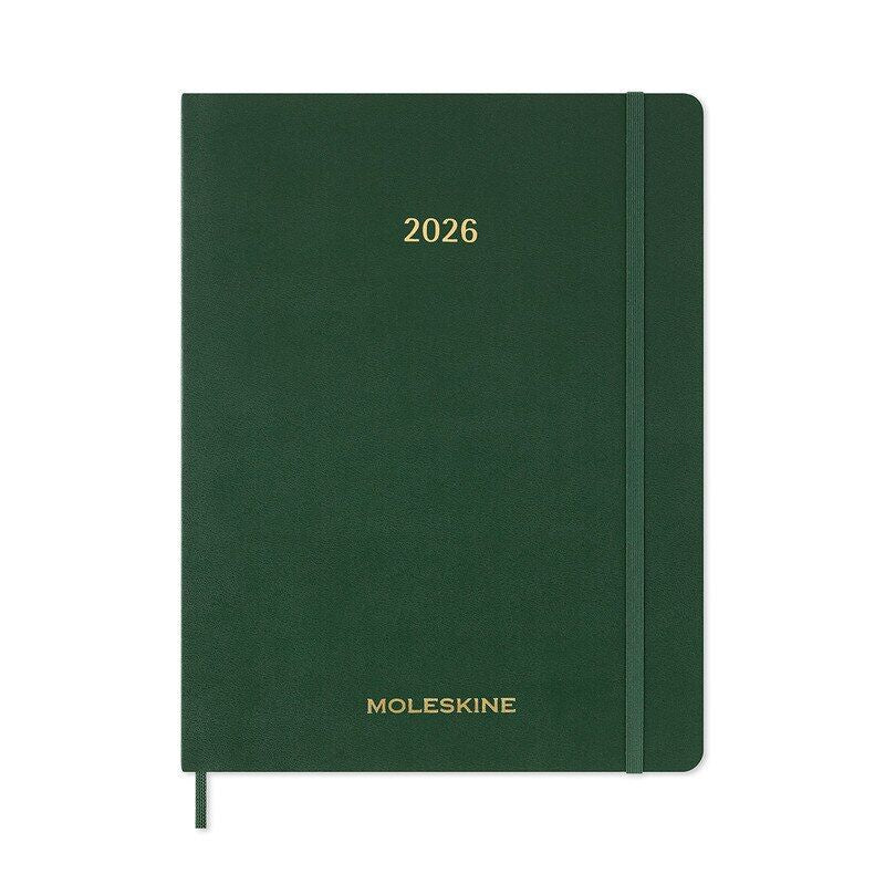 Moleskine - 2025 - 15 Month Weekly Vertical Soft CoverPlanner - Extra Extra Large - Myrtle Green