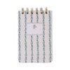 Wavy Blue Twin Wire Notepad