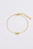 Evil Eye Bracelet - Gold (8169)