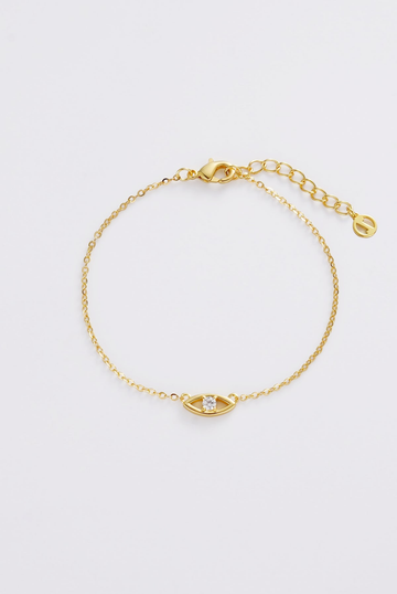 Evil Eye Bracelet - Gold (8169)