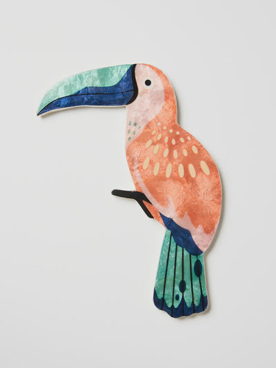 Canopy Toucan Peach Wall Art - Default Title