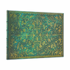 Emerald Flower Lined HB Guest Bk
