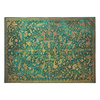 Emerald Flower Document Folder