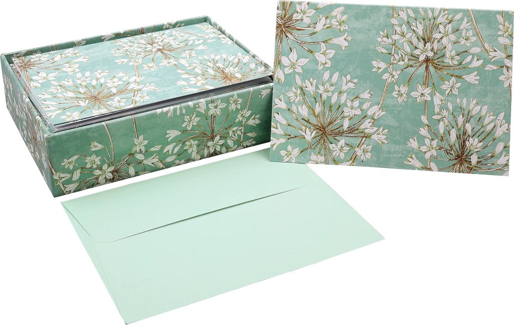 Allium Blossoms Note Cards