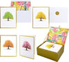 Watercolor Trees Premium Note Cards