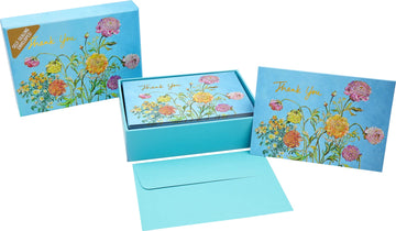 Garden Blooms Thank You Notes
