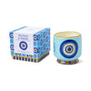 A Dopo 8 oz Handpainted "Eye" Ceramic Candle - Incense & Smoke