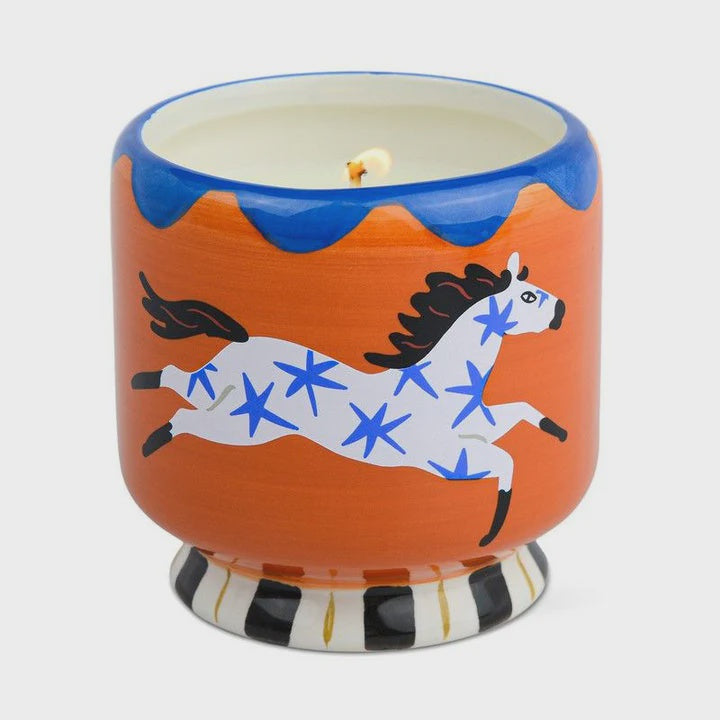 A Dopo 8oz/226g Horse Ceramic Candle - Seinna  Sunset