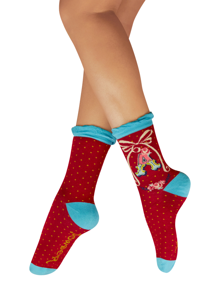 A-Z Ankle Socks