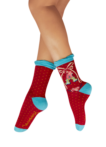 A-Z Ankle Socks
