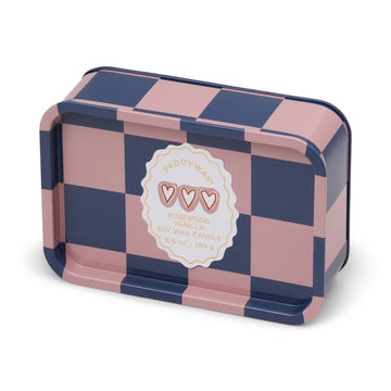 Adopo Printed Tin - Hearts - Rosewood Vanilla