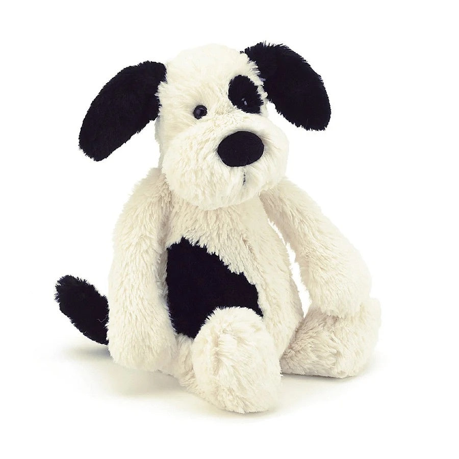 Bashful Black & Cream Puppy Little - Small