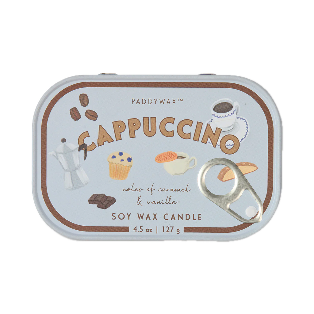 Bistro Tin Candle Cappuccino 4.5oz
