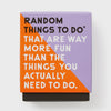 Random Things To Do Box