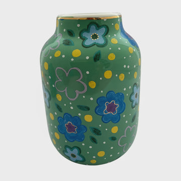 Foxy Flower Green Large Vase