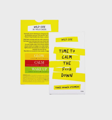 Time To Calm The F**k Down Shower Steamer Three Pack